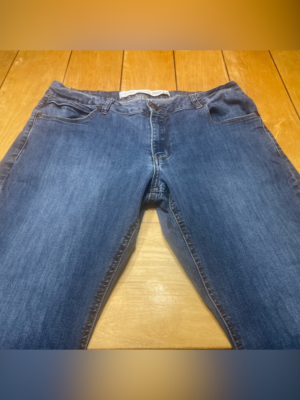 Barbell Apparel Jeans Size 36x32 Athletic Fit Medium Wash Stretch Denim